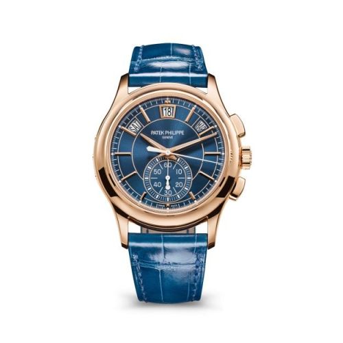 Patek Philippe Annual Calendar Chronograph 5905 Rose Gold / Blue 5905R-010