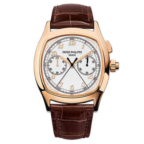 Patek Philippe Split-Seconds Chronograph 5950 Rose Gold / Silver 5950R-001