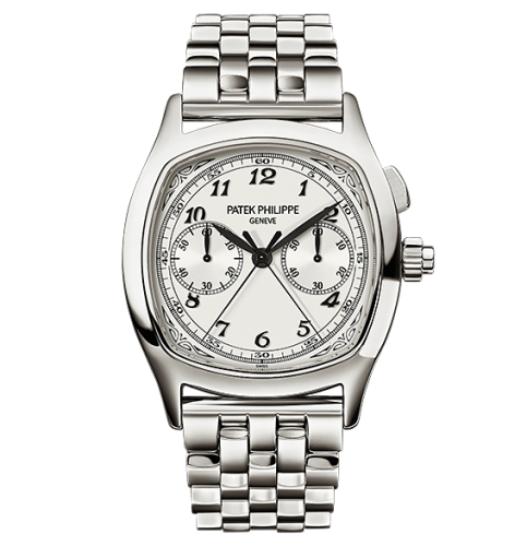 Patek Philippe Split-Seconds Chronograph 5950 Stainless Steel / Silver / Bracelet 5950/1A-001