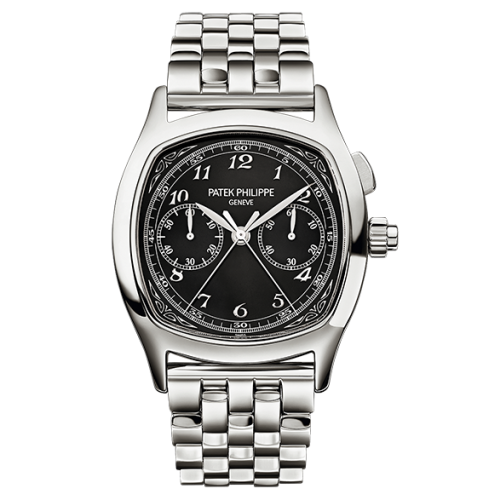 Patek Philippe Split-Seconds Chronograph 5950 Stainless Steel / Black / Bracelet 5950/1A-012