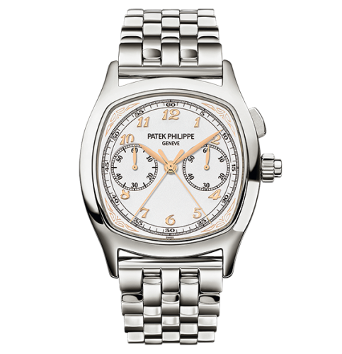 Patek Philippe Split-Seconds Chronograph 5950 Stainless Steel / Silver / Bracelet 5950/1A-013