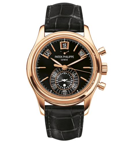 Patek Philippe Annual Calendar Chronograph 5960 Rose Gold / Black 5960R-012