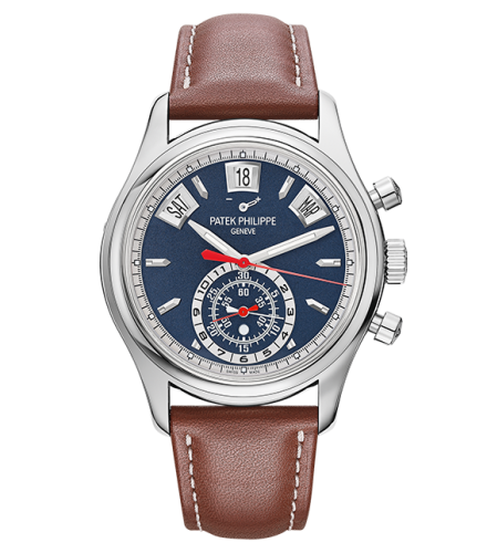 Patek Philippe Annual Calendar Chronograph 5960 White Gold / Blue 5960/01G-001