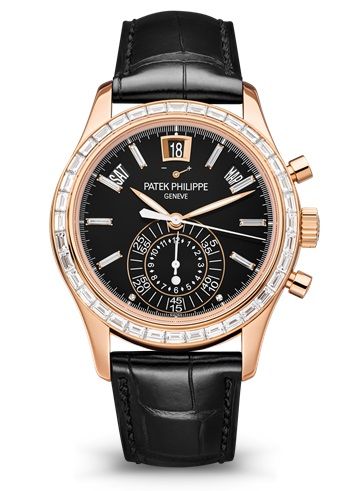Patek Philippe Annual Calendar Chronograph 5961 Rose Gold / Black 5961R-010