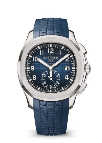 Patek Philippe Aquanaut Chronograph 5968 White Gold / Blue / Rubber 5968G-001