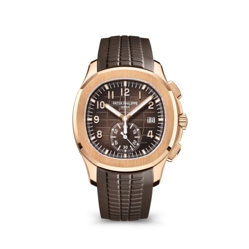 Patek Philippe Aquanaut Chronograph 5968 Rose Gold / Brown / Rubber 5968R-001