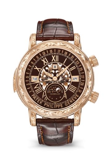 Patek Philippe Sky Moon Tourbillon 6002 Rose Gold / Black 6002R-001