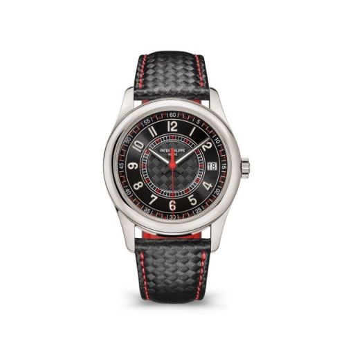 Patek Philippe Calatrava White Gold / Black - Red 6007G-010