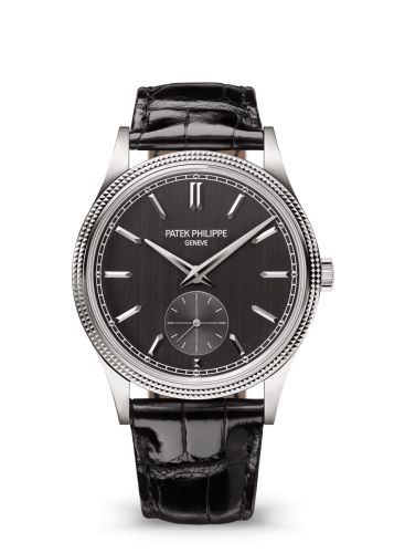Patek Philippe Calatrava Clous de Paris White Gold / Gray 6119G-001