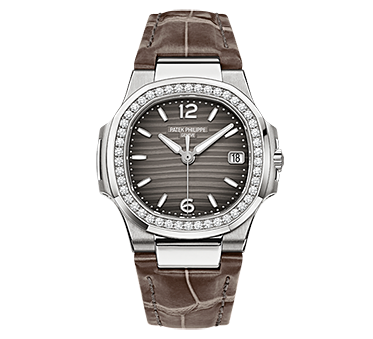 Patek Philippe Nautilus 7010 White Gold / Smoke Gray / Strap 7010G-012