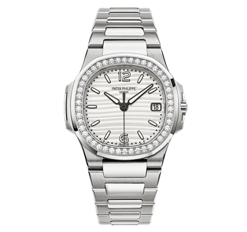 Patek Philippe Nautilus 7010 White Gold / Silvery White 7010/1G-011