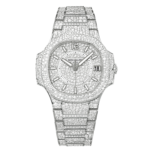 Patek Philippe Nautilus 7021 White Gold / Diamond 7021/1G-001