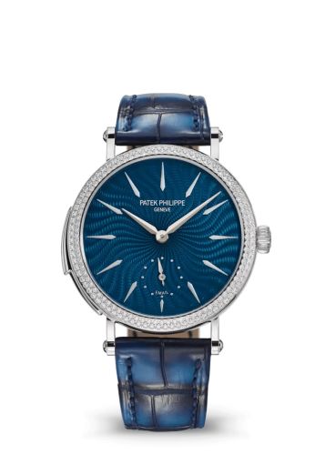 Patek Philippe Ladies Minute Repeater White Gold / Diamond / Blue 7040/250G-001