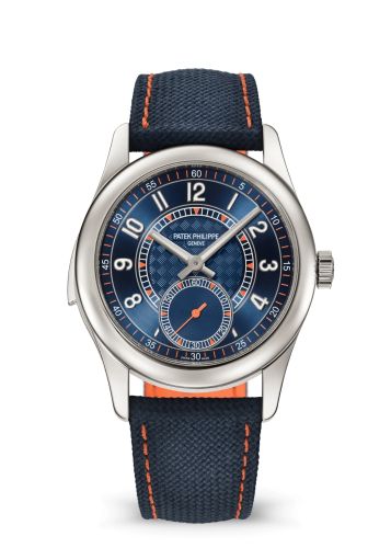 Patek Philippe Minute Repeater White Gold / Navy Blue Carbon 7047G-001