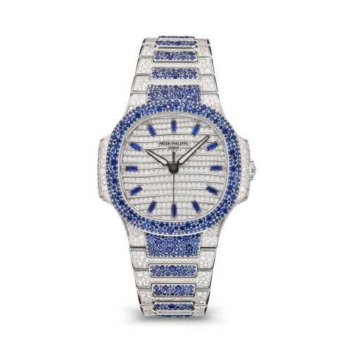 Patek Philippe Nautilus 7118 Haute Joaillerie White Gold - Sapphire 7118/1451G-001
