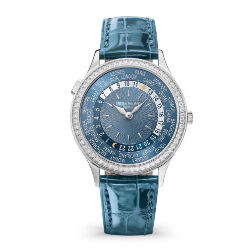 Patek Philippe World Time 7130 White Gold / Blue - Beijing 7130G-016