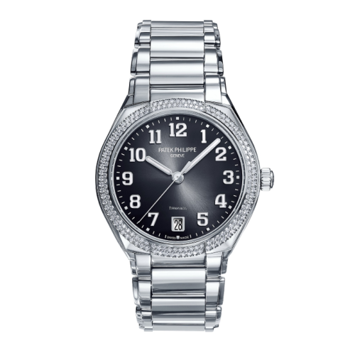 Patek Philippe Twenty-4 Automatic Tiffany Stainless Steel / Diamond / Black 7300/1200A-010 T
