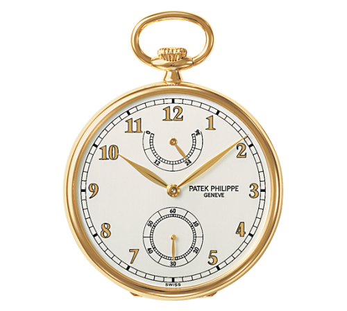 Patek Philippe Pocket Watch Lepine Power Reserve Yellow Gold / White 972/1J-010