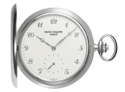 Patek Philippe Pocket Watch Savonette White Gold / Silver 980G-010