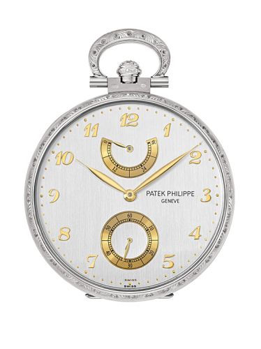 Patek Philippe Pocket Watch Lepine Power Reserve White Gold / From Father to Son 982/178G