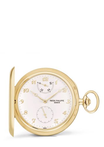 Patek Philippe Pocket Watch Savonette Power Reserve Yellow Gold / Silver 983J-001