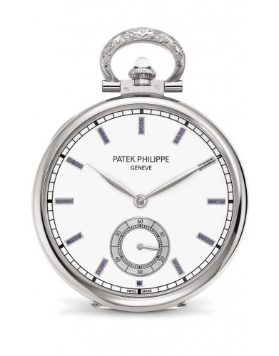 Patek Philippe Pocket Watch Lepine White Gold / Mount Rushmore 995/109G