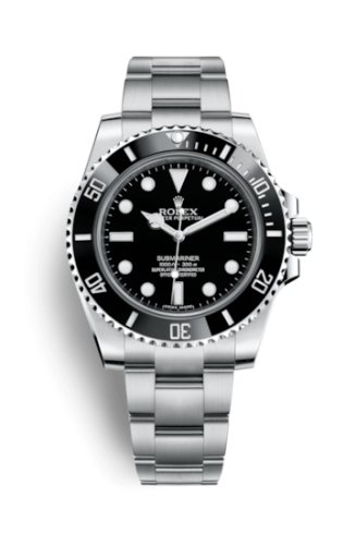 Rolex Submariner No-Date / Stainless Steel / Black / Cerachrom 114060-0002