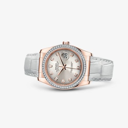 Rolex Datejust 36 Everose Strap Pink Diamonds 116185-0030