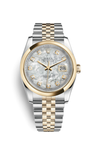 Rolex Datejust 36 Rolesor Yellow Domed / Jubilee / MOP 116203-0170