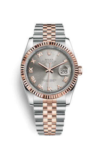 Rolex Datejust 36 Rolesor Everose Fluted / Jubilee / Pink Roman 116231-0087
