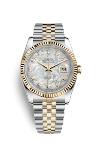 Rolex Datejust 36 Rolesor Yellow Fluted / Jubilee / MOP 116233-0152