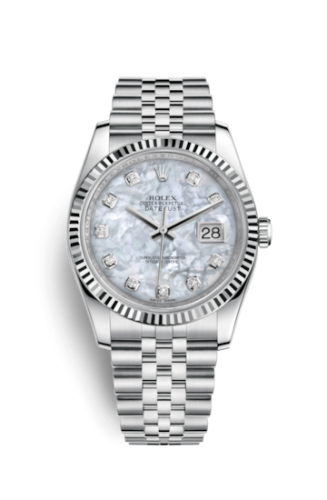 Rolex Datejust 36 Stainless Steel Fluted / Jubilee / MOP 116234-0078