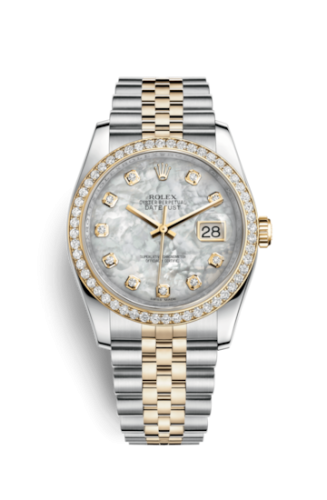 Rolex Datejust 36 Rolesor Yellow Diamond / Jubilee / MOP 116243-0018