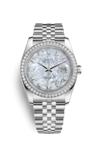 Rolex Datejust 36 Stainless Steel Diamond / Jubilee / MOP 116244-0011
