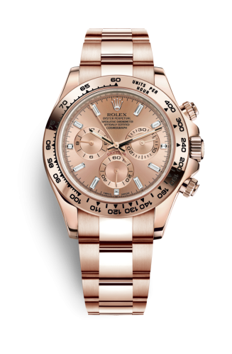 Rolex Cosmograph Daytona Everose / Pink Baguette 116505-0012