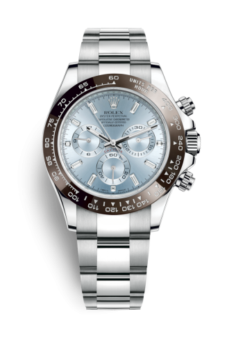 Rolex Cosmograph Daytona Platinum / Cerachrom / Ice Blue - Baguette 116506-0002