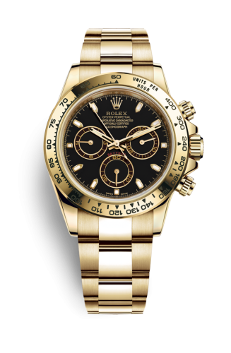 Rolex Cosmograph Daytona Yellow Gold / Black 116508-0004