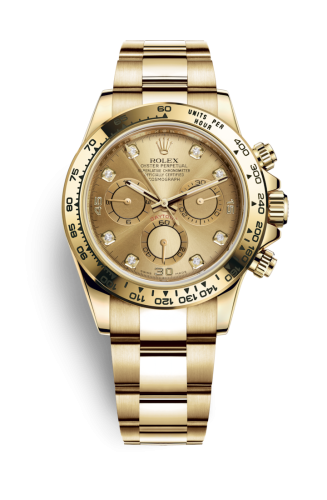 Rolex Cosmograph Daytona Yellow Gold / Champagne Diamond 116508-0006