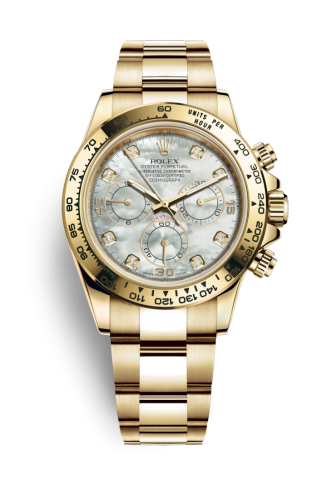 Rolex Cosmograph Daytona Yellow Gold / MOP Diamond 116508-0007