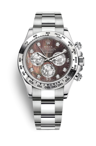 Rolex Cosmograph Daytona White Gold / Black MOP / Diamonds 116509-0044