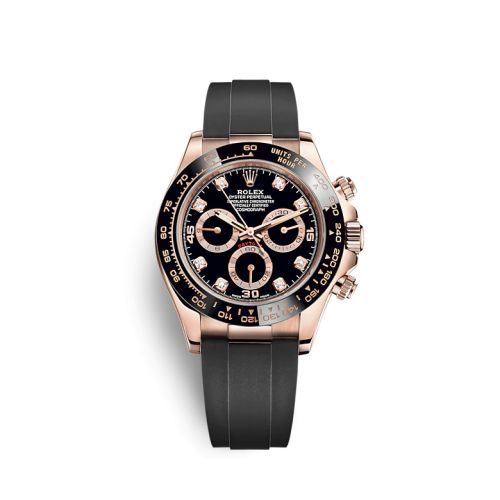 Rolex Cosmograph Daytona Everose / Cerachrom / Black - Diamond / Oysterflex 116515LN-0057