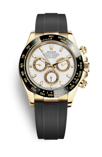 Rolex Cosmograph Daytona Yellow Gold / Cerachrom / White / Oysterflex 116518LN-0033