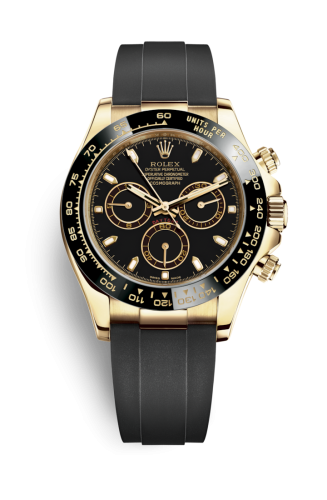 Rolex Cosmograph Daytona Yellow Gold / Cerachrom / Black / Oysterflex 116518LN-0035
