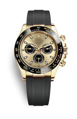 Rolex Cosmograph Daytona Yellow Gold / Cerachrom / Champagne / Oysterflex 116518LN-0040