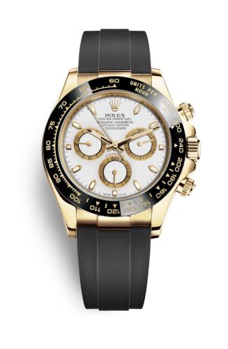 Rolex Cosmograph Daytona Yellow Gold / Cerachrom / White / Oysterflex 116518LN-0041
