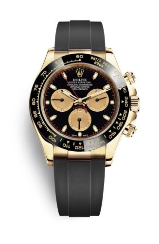 Rolex Cosmograph Daytona Yellow Gold / Cerachrom / Black / Oysterflex 116518LN-0047