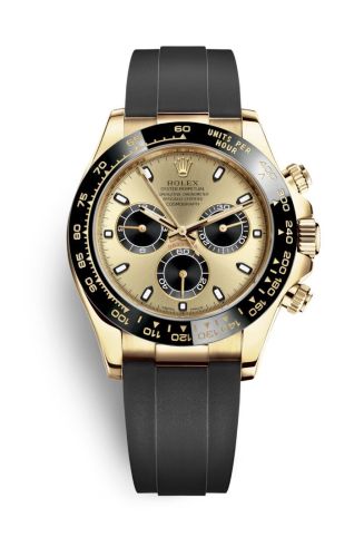 Rolex Cosmograph Daytona Yellow Gold / Cerachrom / Champagne / Oysterflex 116518LN-0048