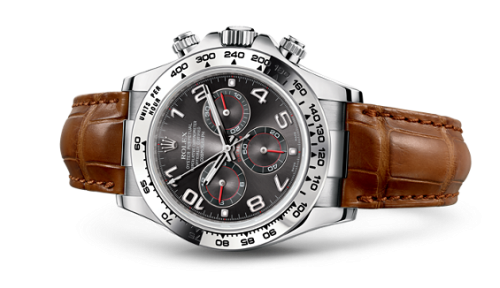 Rolex Cosmograph Daytona White Gold / Grey / Strap 116519-0163