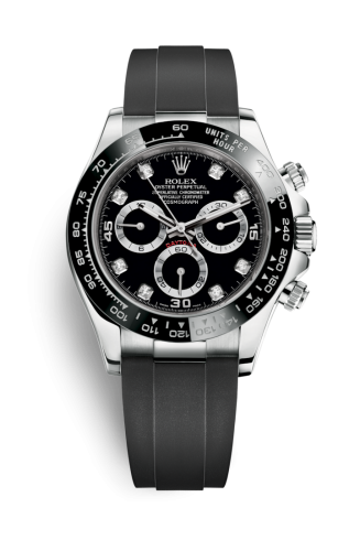 Rolex Cosmograph Daytona White Gold / Cerachrom / Black - Diamond / Oysterflex 116519LN-0022