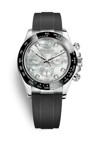 Rolex Cosmograph Daytona White Gold / Cerachrom / MOP - Diamond / Oysterflex 116519LN-0023
